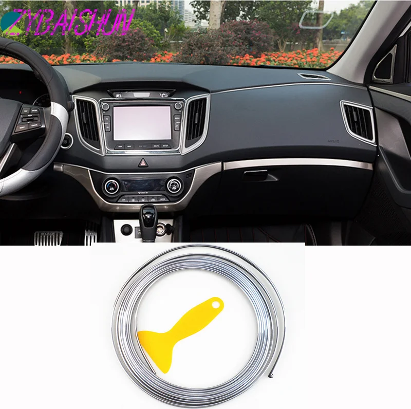 Новинка 5 м линия для украшения салона автомобиля Toyota Camry Corolla RAV4 Yaris Highlander/Land