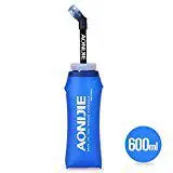 AONIJIE Folding Water Bottle Sport Travel Outdoor Bottles for Traveling, Camping 600ML - Цвет: 600ml