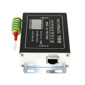 

IP Camera Network POE Switch RJ45 & POE Surge Protector Protection device Lightning Arrester SPD for 1000M Ethernet Network