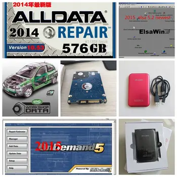 

2016 Latest Auto Repair Software 10.53 All data + mitchell on demand 2015 + Vivid Workshop data + ElsaWin 5.2 in 1tb harddisk