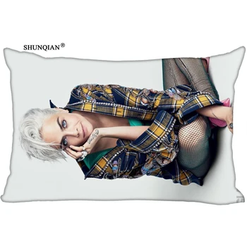

Custom Cara Jocelyn Delevingne Printed Pillowcase Home Living room cushion Rectangular Silk Pillowcase Two Sides More size