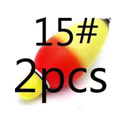 15 Size12#15#20#(из 2 предметов) высокое качество упругой EVA заброса электронный световой настольные часы Ночная Рыбалка соленой воды Рыболовные Поплавки - Цвет: 15
