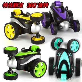 

Stunt Dancing RC Car Tumbling Electric Controlled mini car funny Rolling Rotating Wheel Vehicle Toys