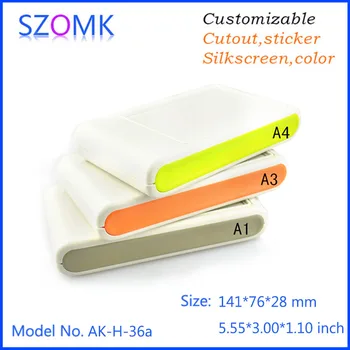 

10pcs a lot good qualtity plastic handheld enclosur electronic box plastic diy enclosure electrical junction housing 141*76*28mm