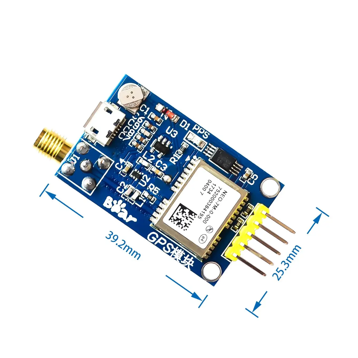 NEO-7M для замены Neo-6M двойной Антенный интерфейс gps Мини NE0-7M EEPROM спутниковый модуль позиционирования 51 SCM микроконтроллер для Arduino