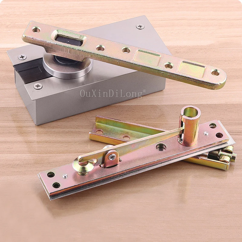 

DHL SHipping 2Sets Heavy Duty Door Pivot Hinges Install Up and Down 360 Degree Rotation Bearing 400KG B71