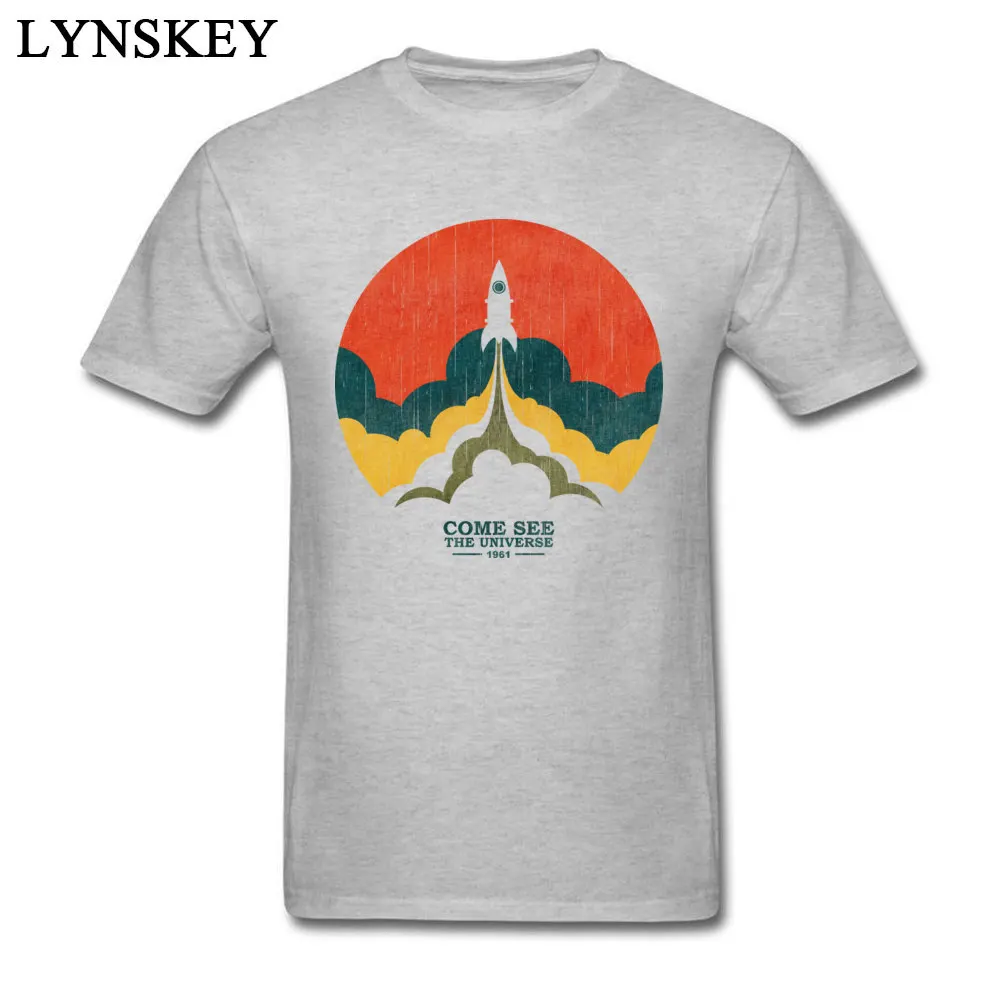 Fashion Men's T-Shirt O Neck Summer/Autumn Short Sleeve 100% Cotton Tops Shirt Up and Beyond Custom Clothing Shirt Top Quality Up and Beyond grey