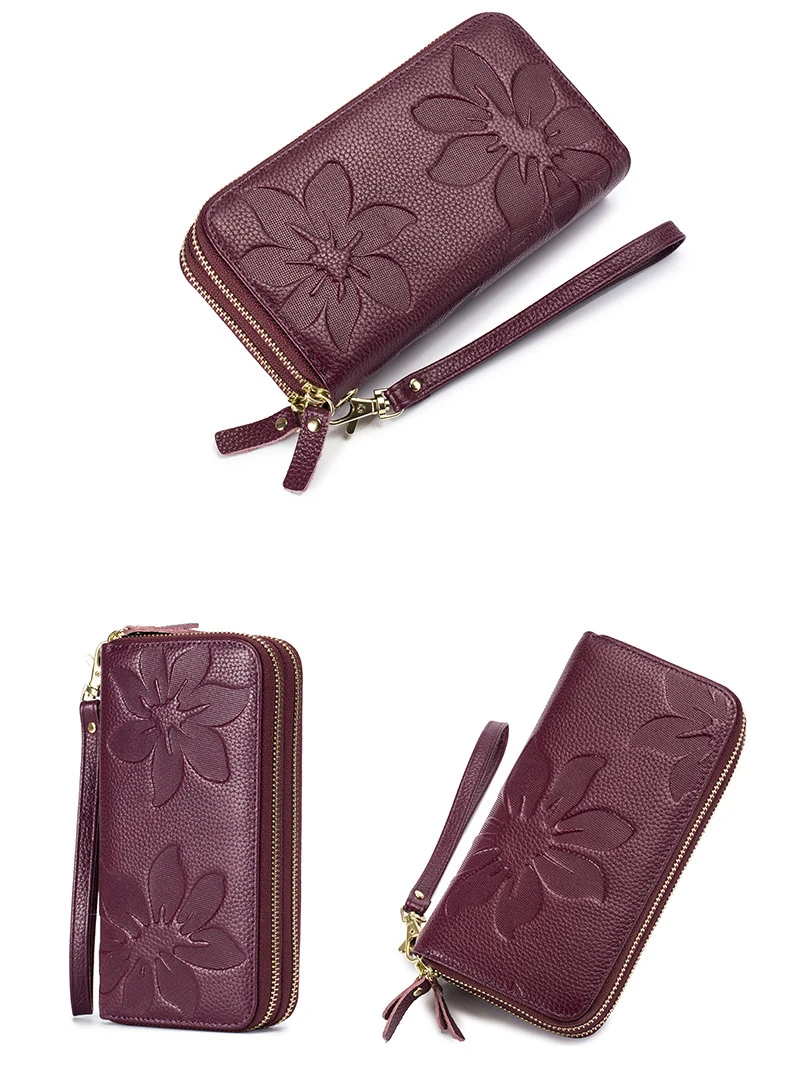 Women genuine leather wallet 22