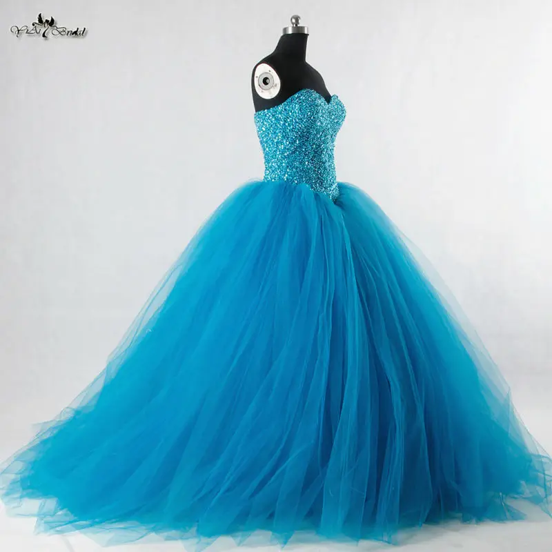 RSE943 Turquoise Quinceanera Dresses Sweet 16 Dresses Ball Gown Prom