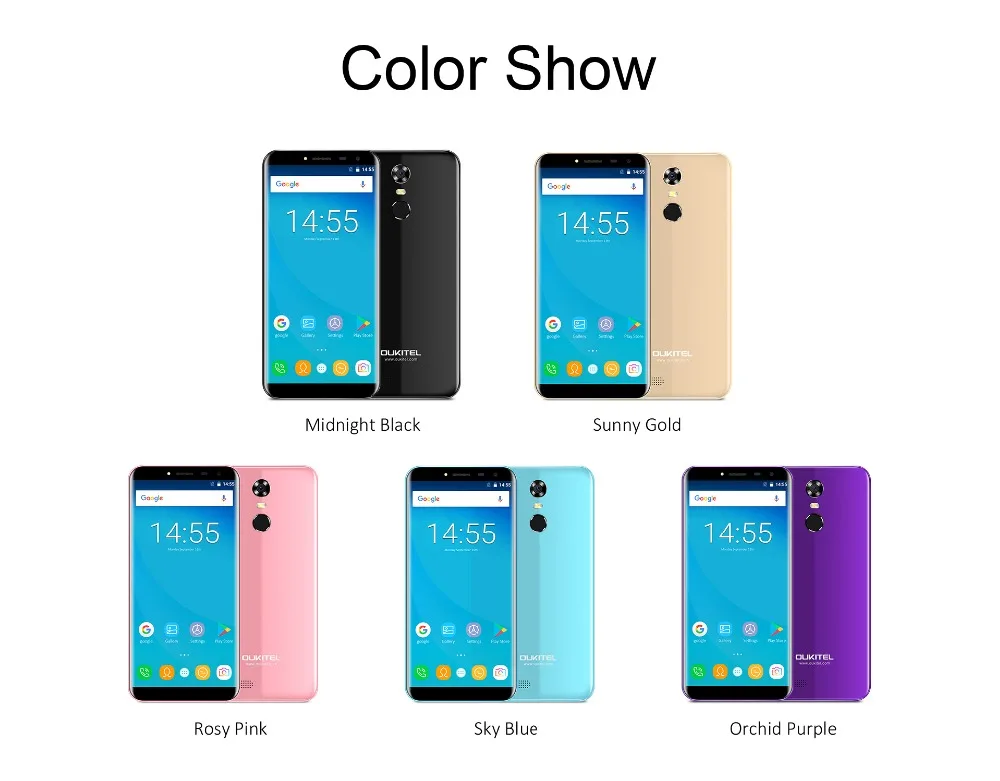 Oukitel C8 5 &quot18:9 Бесконечность Дисплей Android 7 0 MTK6580A 4 ядра смартфон 2G Оперативная