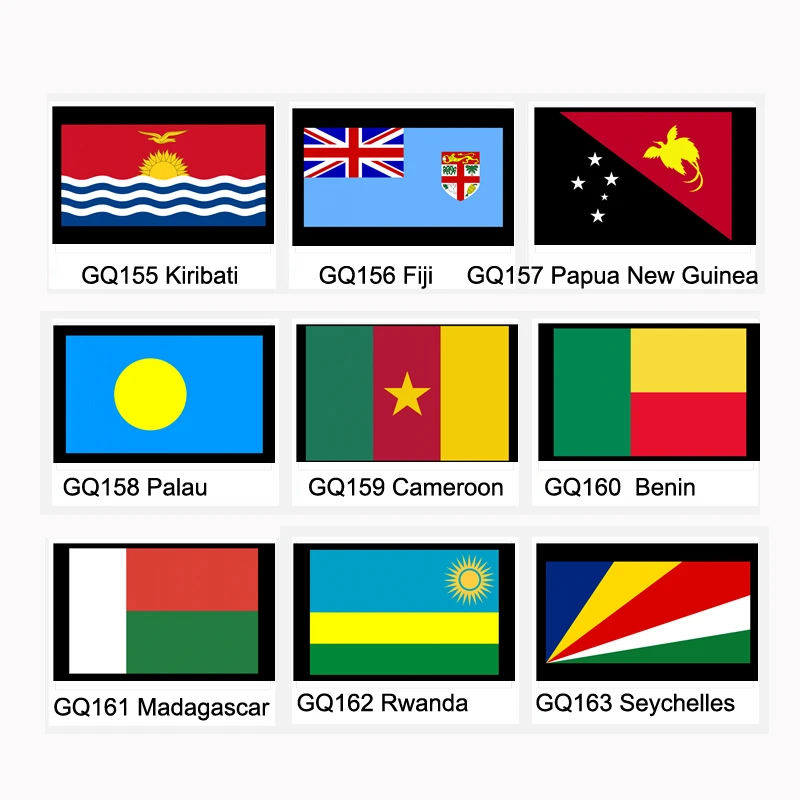 キリバスフィジーパプアニューギニアパラオカメルーンベナンマダガスカルルワンダセイシェル国旗バナー 21 14 センチメートル 旗 横断幕 アクセサリー Aliexpress