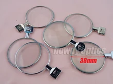 Lentes oftalmáticas 5 peças, ópticas, lentes de ensaio, conjunto de lentes de ensaio, aro de metal, dia 38mm