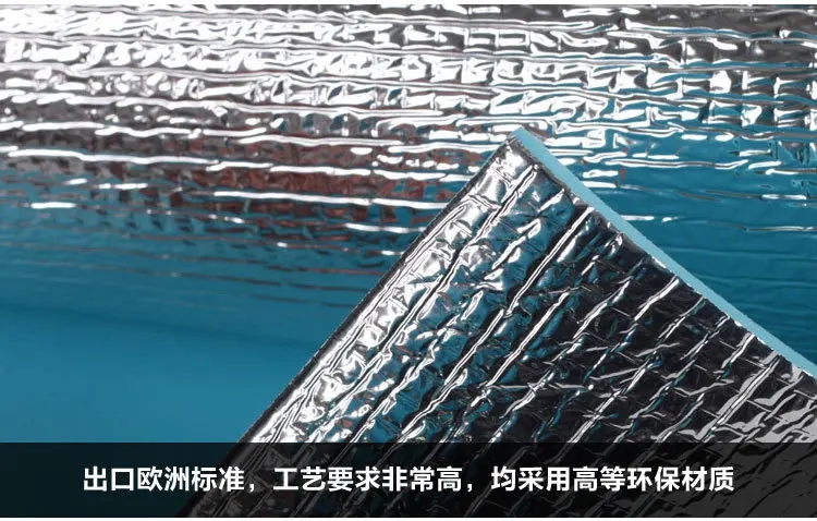 2017 مقاسات الألومنيوم التخييم حصيرة خيمة حصيرة مزدوجة فيلم إيفا للماء وسادة العزل الأرضي حصيرة