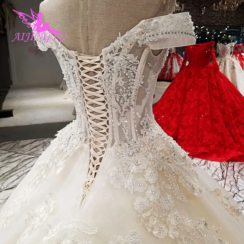 AIJINGYU, настоящий образец, свадебное платье es цвета слоновой кости, Гуанчжоу, принцесса, доступные магазины, свадебные платья, китайский завод, свадебное платье