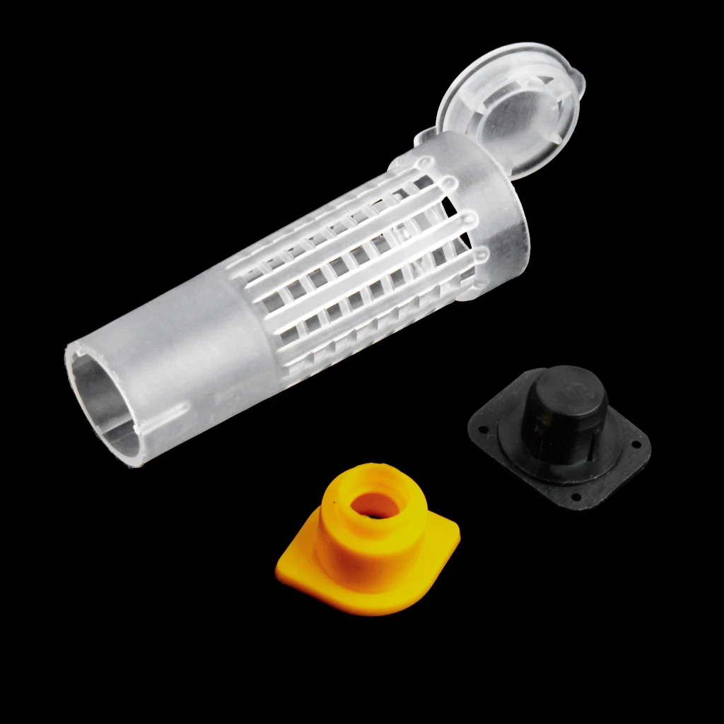 Beekeep Queen Bee Hair Roller Cages W/ Cell Cup Holder and Cell Fixtures Great Queen Bee Rearing Set Tools