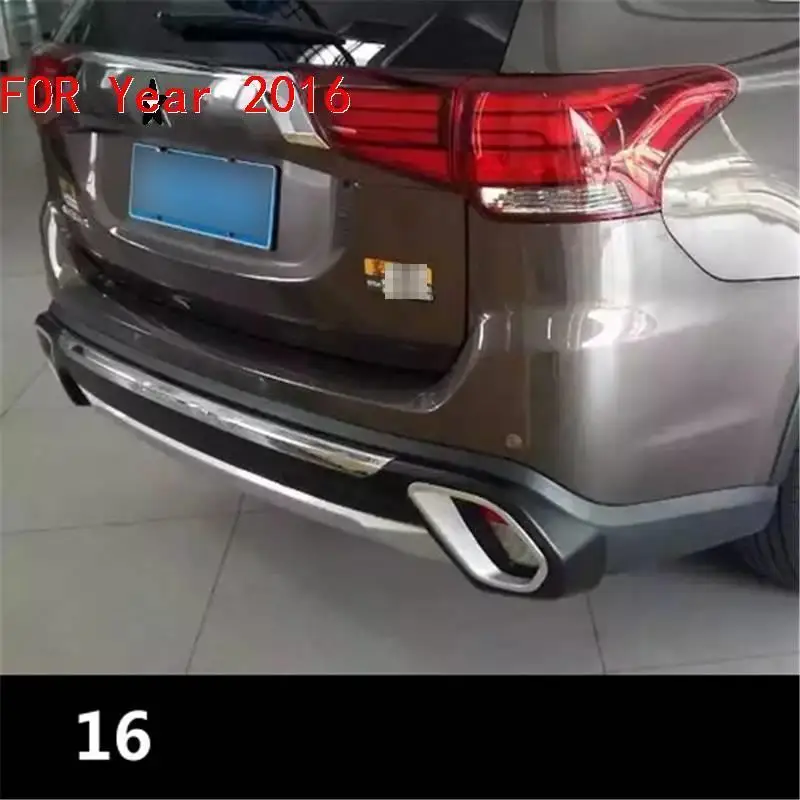 MODEL E Тюнинг губ модификация автомобиля Стайлинг передний задний диффузор защитные бамперы 13 14 15 16 17 18 для Mitsubishi Outlander - Цвет: MODEL E