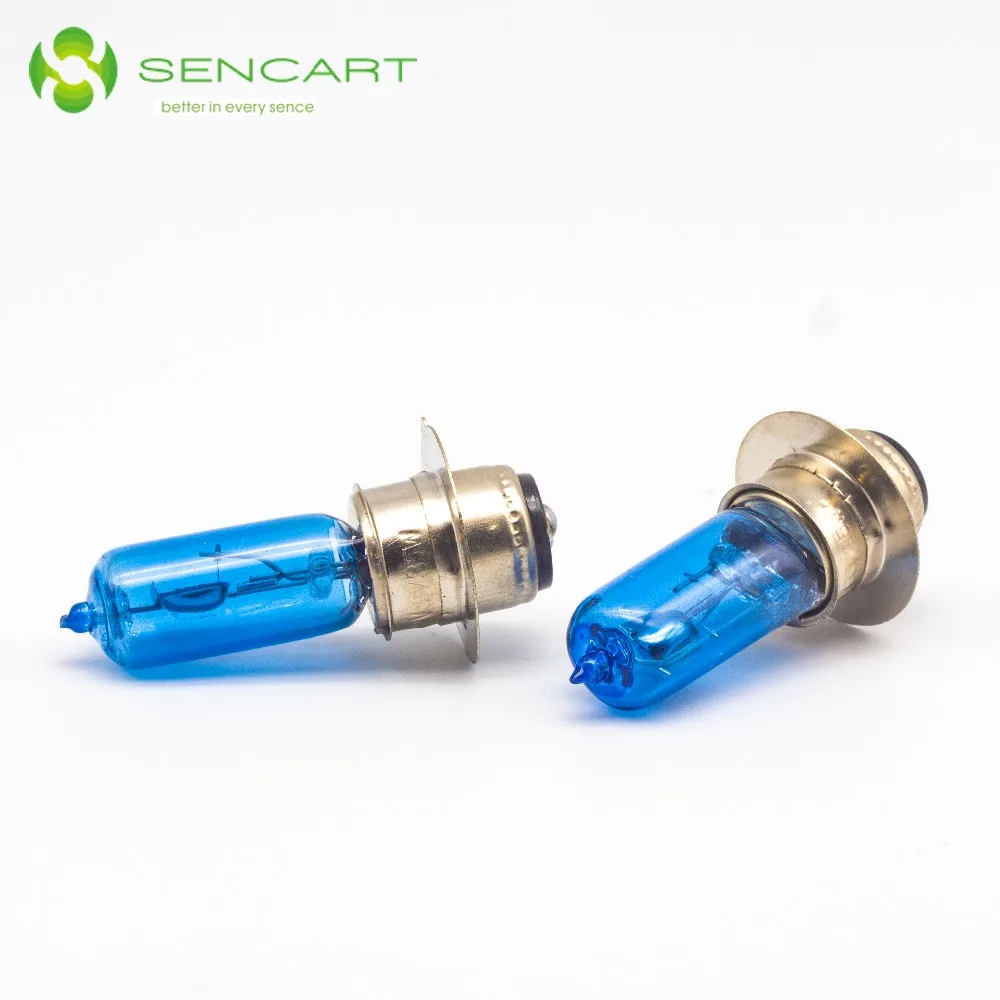 

1PCS H6M P15D-25-1 Super White Halogen Motorbike 35/35W Bulb Xenon MotorBike Light 6000K DC12V