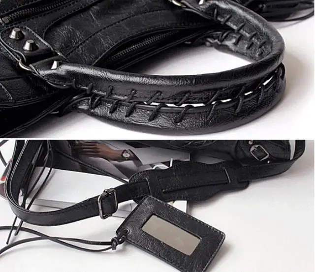 Luxury Handbags Women Bags Designer Soft Tassel Motorcycle Bag Ladies Chic PU Leather Stylish Crossbody  Shoulder Bag 3