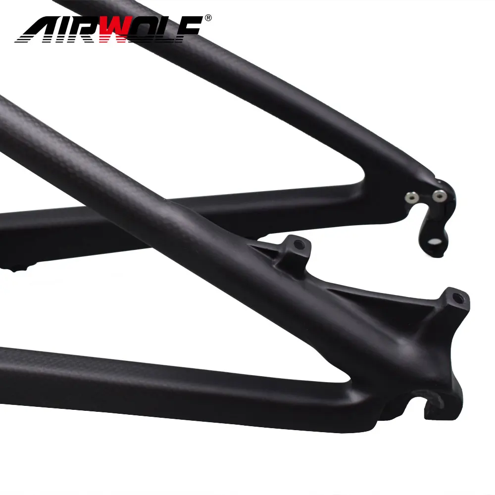 Perfect Airwolf carbon frames 26 14inch BB92 carbon frame 3K weave fit for 31.6mm seatpost carbon mtb frame 26er 3