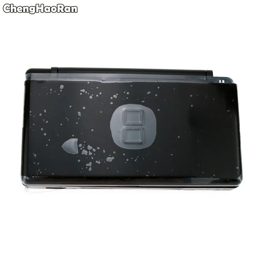 ChengHaoRan корпус Оболочка Чехол полный набор с кнопками Винты Комплект Замена для nintendo DS Lite игровая консоль NDSL - Цвет: Black