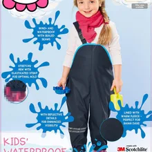 Г. Новые однотонные детские штаны унисекс с пуговицами из вискозы комбинезоны водонепроницаемые брюки Брендовые брюки