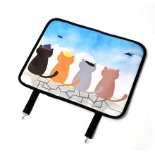 Сумка для хранения заднего сиденья автомобиля Органайзер Varia Телефон Ipad укладка Tidying подвесной автомобильный мультяшный автомобиль-Стайлинг интерьерные аксессуары