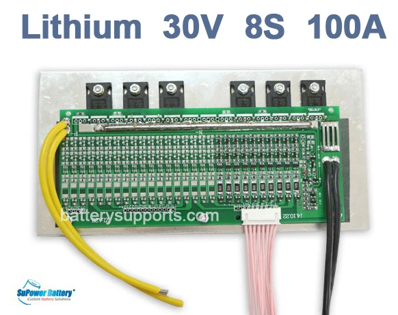 SuPower 8 S 28 V 29 6 33 100A литий ионная LiPo батарея BMS система управления баланс PCB