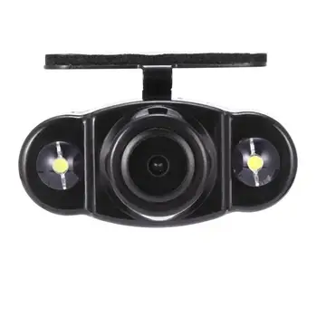 

Universal Car Backup Reverse Rear View Camera 170 Degree Dual LED Waterproof Car Reversing Camera Black