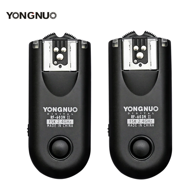 YONGNUO RF-603 II Flash Trigger 2 трансивера набор спуска затвора для Canon Nikon Pentax DSLR камеры RF-603II C1 C3 N1 N3