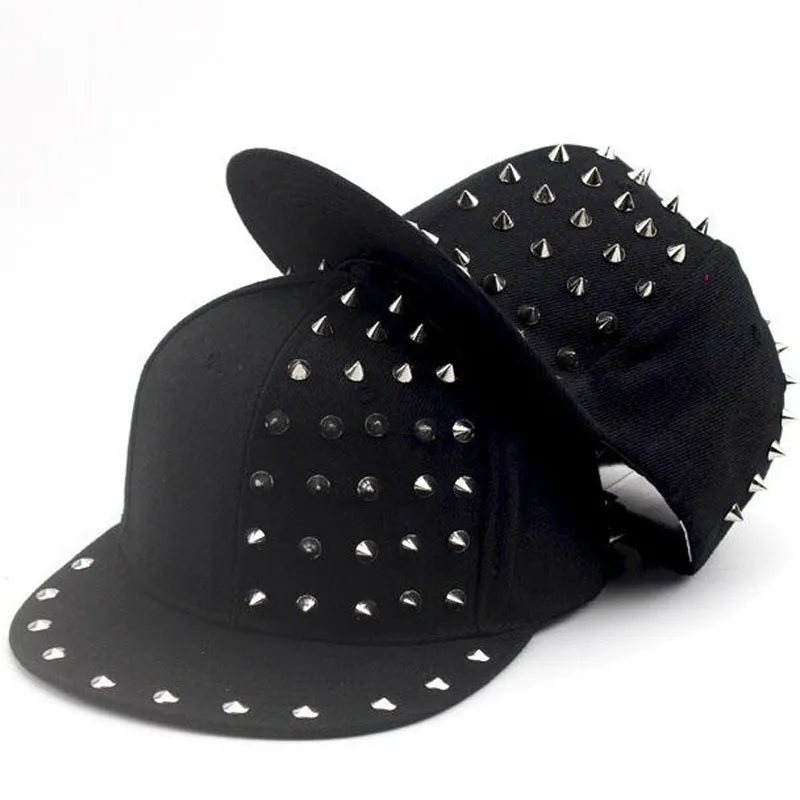 

BINGYUANHAOXUAN 2017 Cool Kids Baseball Caps rivets Hip hop Cap snapback hats Baby Boys Girls Peaked Cap Child Caps
