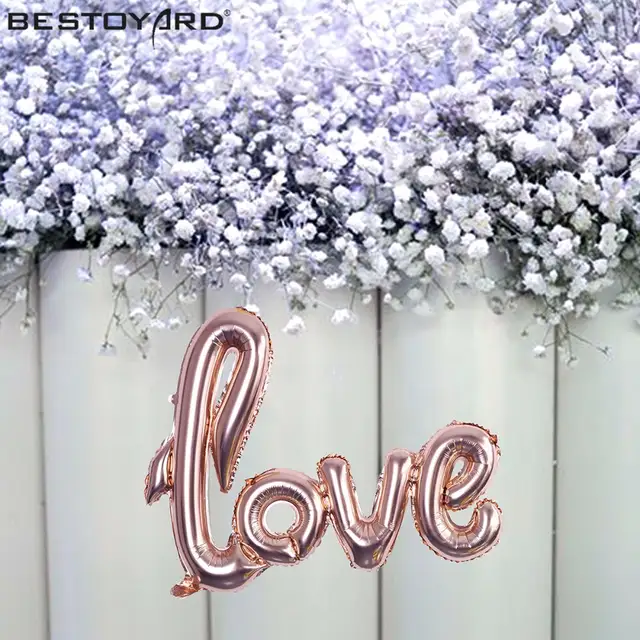Online Shop Love Designed Foil Balloon Romantic Mylar Balloons