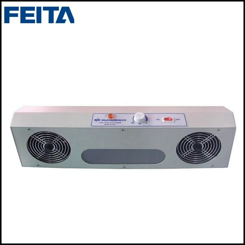 

FEITA SL-002 220V/110V Overhead Anti-static Ionizer Blower ESD Ionizing Air Blower Fan with Two Air Outlets