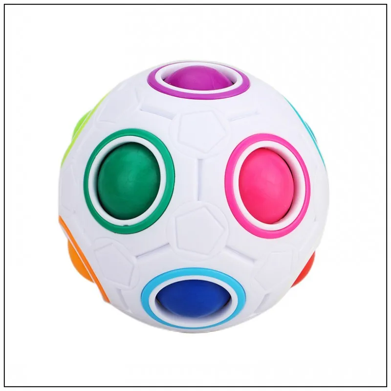 Rainbow Magic Ball Plastic Cube Twist Puzzle Children/'s Educatio ar