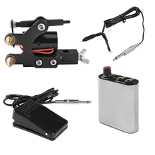 Мини-тату, электропитание, набор, Ротационная Машина, пистолет, ножная педаль, Перманентный макияж, карандаш для губ, красота, боди-арт, шейдер, инструменты, наборы