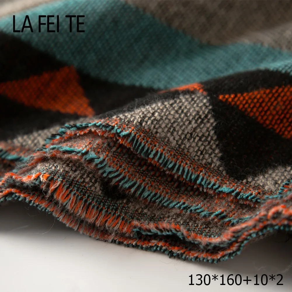 Cashmere Blanket Scarf Women Poncho Winter Wool Stoles Cashmere Pashmina Shawl Female Long Winter Poncho For Women Scarf Warm