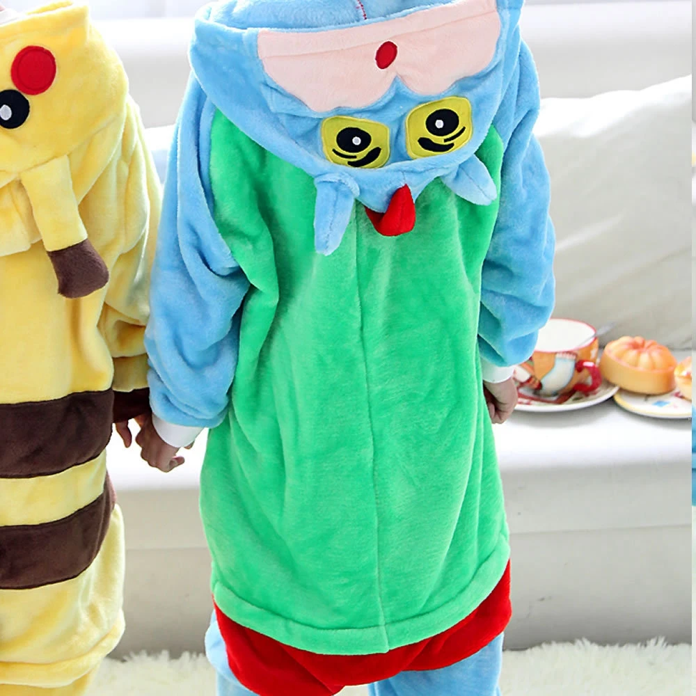 PKQ Зима Дети плюс размеры ночное белье Дешевые JINUO Пижама Onesie одежда для сна
