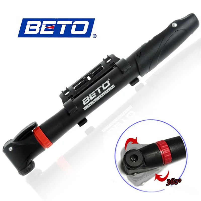 BETO CMP 004 Bicycle Pump Portable Swing Head Bike Mini Bicycle