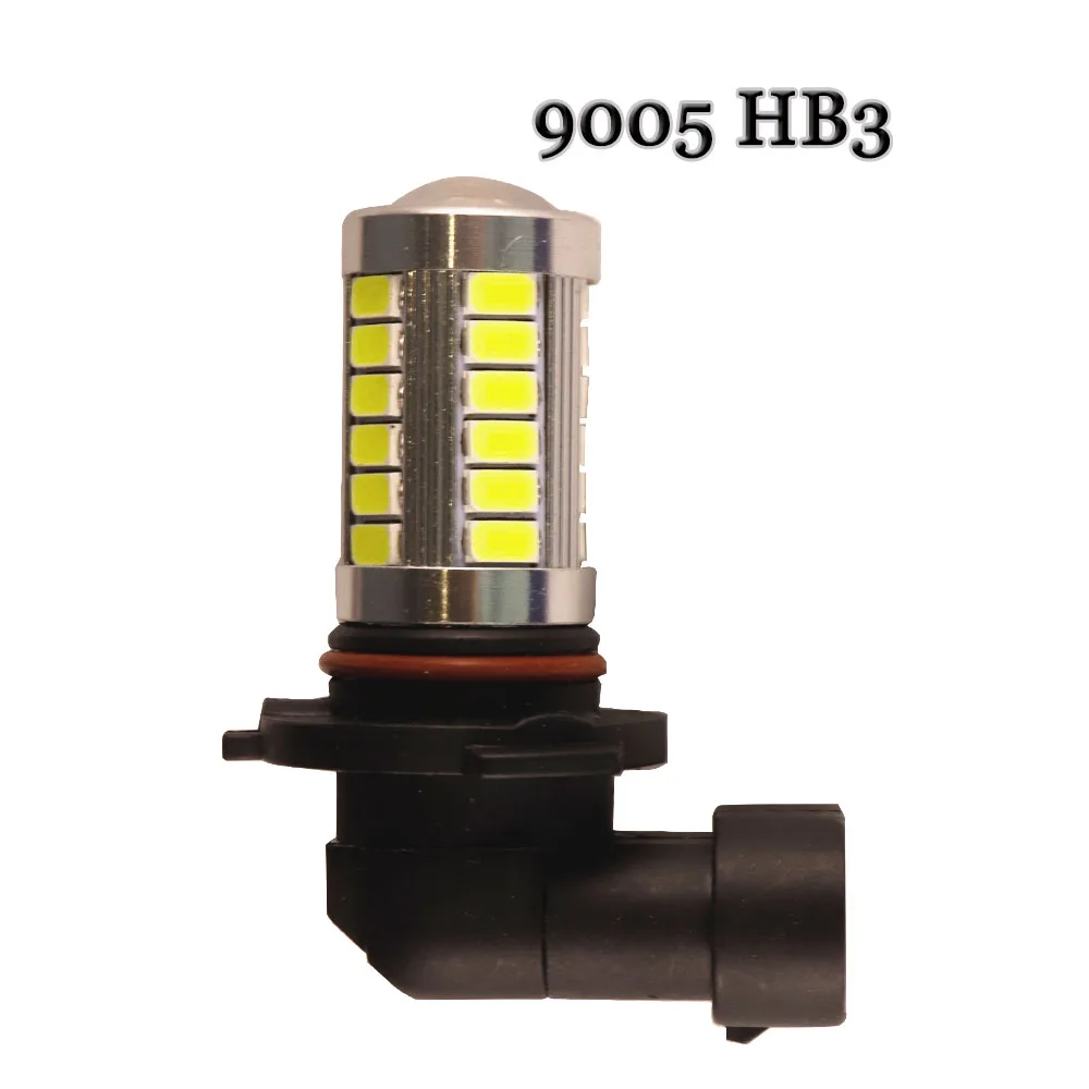 2 шт. Авто H4 светодиодный 33 SMD 5630 5730 H8 H9 H11 H7 9005 9006 светодиодный свет лампы фары, противотуманные фары, светодиодные лампы 12 V автомобильный Стайлинг