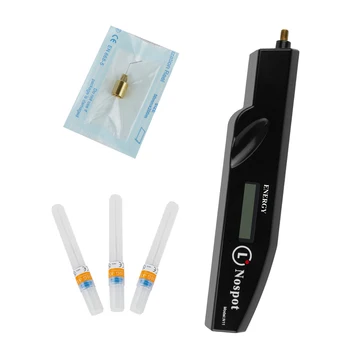 

2019 protable laser plasma pen eyelid lift wrinkle Skin lifting tightening anti-wrinkle with 50pcs micro needle aluminum case