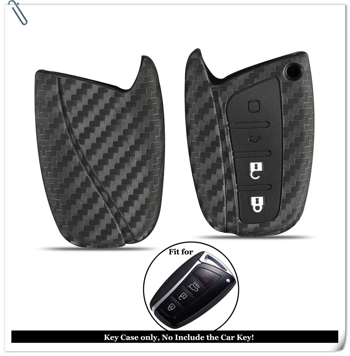 Keyforkess per Hyundai Santa Fe IX35 Grand Car Styling 4 pulsanti copertura chiave automatica custodia protettiva in Silicone con telecomando in Silicone 4 Keyforkess per Hyundai Santa Fe IX35 Grand Car Styling 4 pulsanti copertura chiave automatica custodia protettiva in Silicone con telecomando in Silicone - HTB1JszdVbvpK1RjSZFqq6AXUVXaj