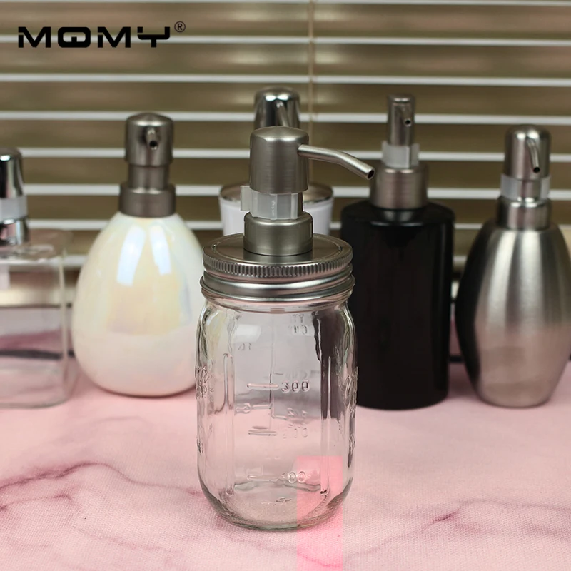 Mason Jar(Jar не в том числе) Диспенсер крышка для жидких винтовой зажим замок Металл-цинковый сплав ванная комната дозатор для мыла, лосьона