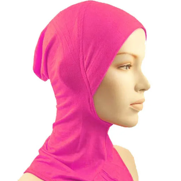 

Multi-Color Sunscreen Bone Bonnet Neck Cover Muslim Hijab Cap Under Scarf Hat