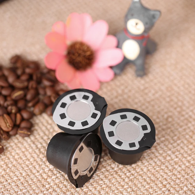 Best Price 3pcs/set Reusable Coffee Capsule for Nespreso Machine Set of 3 Coffee Filters with Spoon and Brush Best Price 3pcs/set Reusable Coffee Capsule for Nespreso Machine Set of 3 Coffee Filters with Spoon and Brush