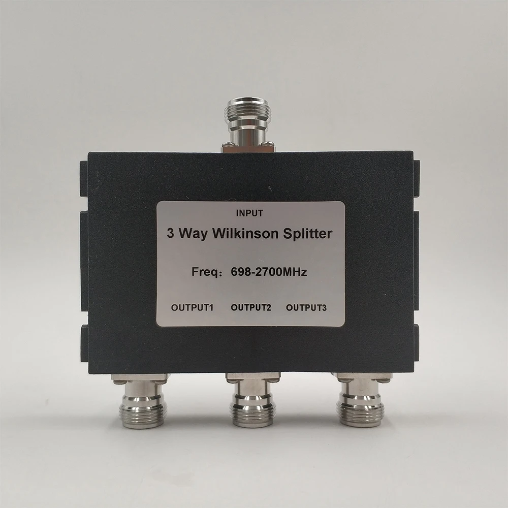 3-Way Power Splitter 698~2700MHz N-Female Power Divider Connect 2G 3G 4G Mobile Signal Booster Repeater Amplifier Antenna Cable
