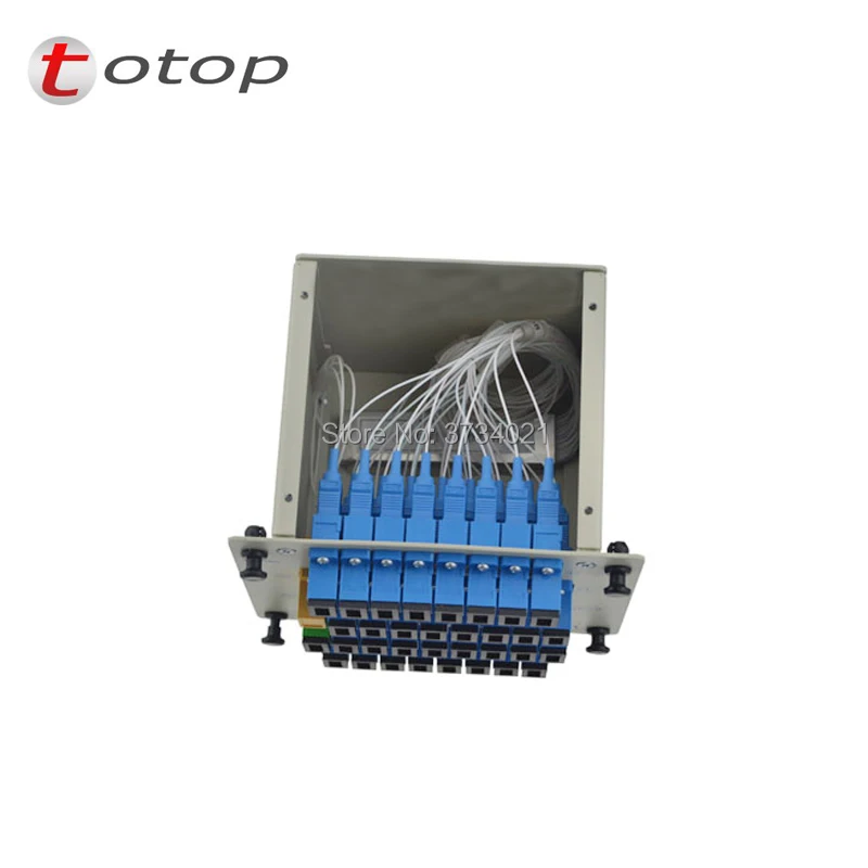 

SC UPC PLC 1X32 splitter Fiber Optical Box FTTH PLC Splitter box with 1X32 Planar waveguide