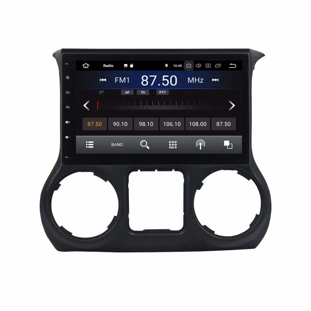 Sale 10.1 Quad Core Android 8.1 Car DVD Player for Jeep Wrangler 2GB RAM Radio GPS Navigation WIFI Bluetooth 16GB ROM USB DVR 2