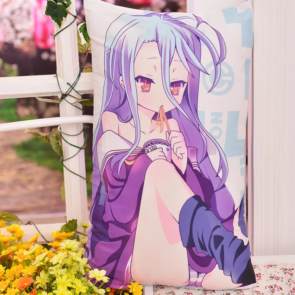 Neu NO GAME NO LIFE Anime Kissen Sofakissen Dekokissen Pillow Cushion 40x40CM A3 