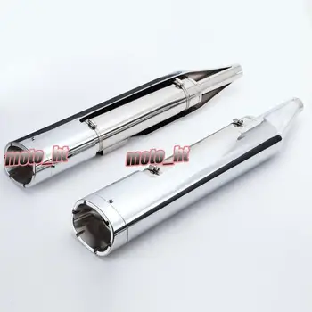 

Pair Motorcycle Exhaust Pipe Muffler Sliencer Pipes for Harley Davidson FLHTKSE CVO LIMITED FLHX STREET GLLDE SPECIAL 2009-2014