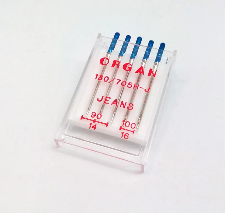 ORGAN DOMESTIC SEWING MACHINE NEEDLES 130/705H JEANS MIX SIZE FOR BROTHER JANOME SINGER 1PACK ORGAN DOMESTIC SEWING MACHINE NEEDLES 130/705H JEANS MIX SIZE FOR BROTHER JANOME SINGER 1PACK