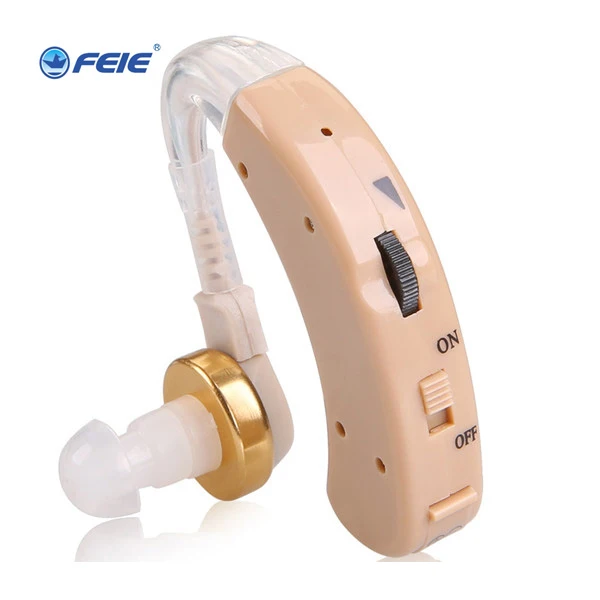 

Feie Cheap Analog Ear Hearing aid S-520 for Hearing Loss Person with Three Ear Plug Free Shipping
